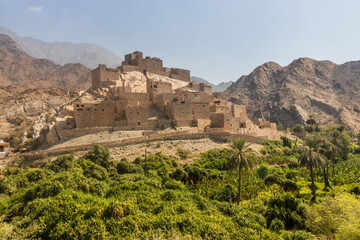 Wall Mural - Ancient Thee Ain ( Dhi Ayn) village, Saudi Arabia