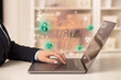 © ra2 studio - Doctor working on laptop with healthcare concept