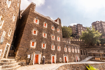 Wall Mural - Ancient Rijal Alma village, Saudi Arabia