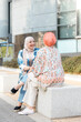 © Santi Nuñez/Stocksy - Portrait of glad muslim women friends having fun
