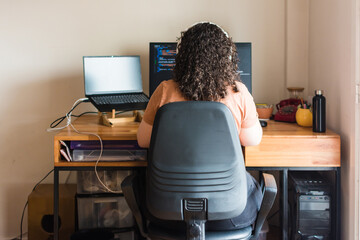 Woman web programmer