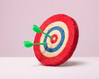 © Olga Khutornenko/Stocksy - Dart board target made of cake