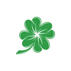 Wall Mural - clover logo icon vector