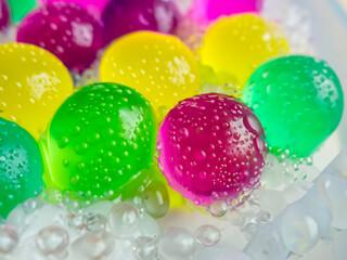 Sticker - colorful candy in a bowl