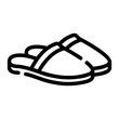 slipper Line Icon