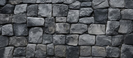 Canvas Print - Texture of Grey Stone Flooring Material