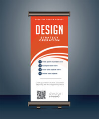 corporate business roll up banner standee pull up banner x banner template