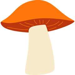 Sticker - Cute Mushroom Illustration