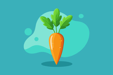 Poster - carrots vegetable background