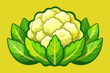 Poster - cauliflower vegetable background