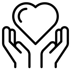 Sticker - Healthcare symbol. Medicine cross over the hand icon