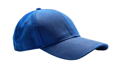 Wall Mural - Blue Baseball Cap Isolated On Transparent Background