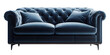 © HugePNG - Navy blue sofa png luxurious sofa png royal blue sofa png sofa transparent background