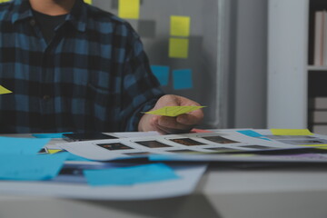 ux graphic designer creative sketch planning application process development prototype wireframe for