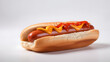 hot-dog on white background