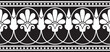Vector monochrome black seamless classical Greek meander ornament. Pattern of ancient Greece. Border, frame of the Roman Empire..