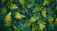 Tropical Green Plant Background