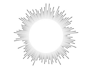 Poster - Equalizer music symbol sound wave circle. Vector icon design.