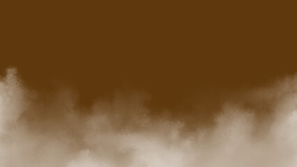 Sticker - smoke on brown background