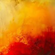 Bold Yellow and Red Painting