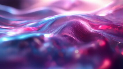 Canvas Print -  Vivid Fluid Motion - A Dynamic Abstract Blur