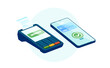 © Feodora - POS terminal accepting a digital wallet payment on smartphone