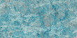 Bluish cyan-coloured marble texture pattern, natural stone design for ceramic tiles, abstract background with crackle surface