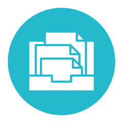 Poster - Create Archive icon vector image. Can be used for Documents And Files.