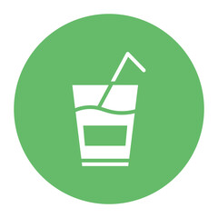 Canvas Print - Drinks icon vector image. Can be used for Bar.