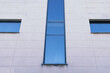 Abstract architecture. Close up of a modern office facade.