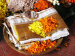 Special divine preparations used in auspicious ceremonies in Kerala, India