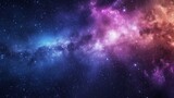 Fototapeta Kosmos - An artistic rendering of a galaxy with blue and purple hues, capturing the dynamics and beauty of the cosmos