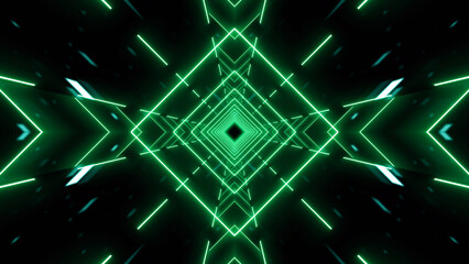 Wall Mural - VJ abstract light event particles concert dance game edm music stage party openers titles led neon tunnel background loop