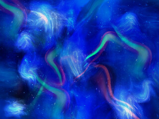 Blue blur abstract background. Blue wave design
