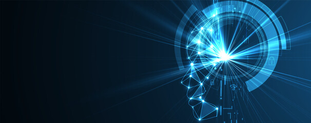 Abstract vector background. Futuristic technology style. Elegant background for business tech presentations.