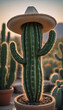 Photo Of Cinco De Mayo Cactus In Sombrero