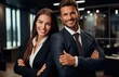 © Marharyta Tsapenko - Professional business team in modern office.