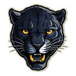 Panther head mascot. Vector illustration of a panther head mascot.