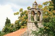 bell tower of a small church in  Ston, Peljesac, Croatia