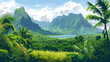© Анастасия Птицова - Lush Moorea Peaks