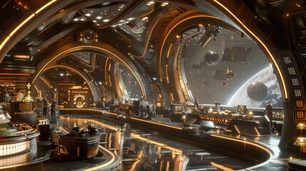 sci-fi city