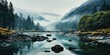 Peaceful River Scenes - Moments of Calmness Captured in Each Picture - Embark on a serene journey along tranquil rivers, where each photograph encapsulates the quietude of nature.