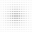 © Alponso - vector black x halftone on white background