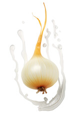 Wall Mural - garlic and onion isolated