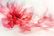 abstract background with pink flower on white background