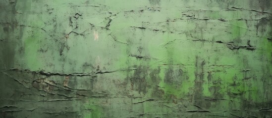 Poster - Vibrant Green Paint Splashed Creatively on an Urban Wall Artistic Graffiti Texture