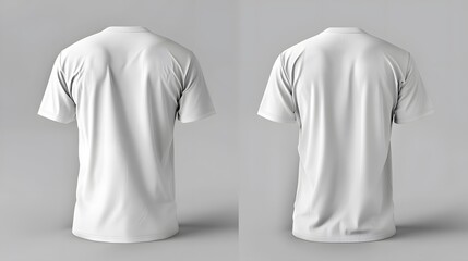 Wall Mural - blank white t-shirt for mockup template