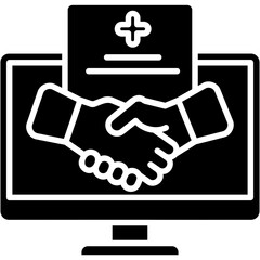 Canvas Print - Collaborative Medicine Icon