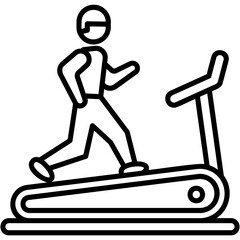 Wall Mural - Treadmill Icon