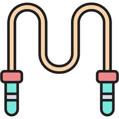 Sticker - Jumping Rope Illustration